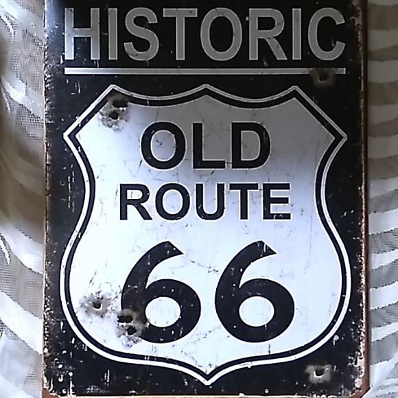 2013 Desperate Enterprises Inc. Other - 16 x 12.5 Inch- HISTORIC OLD ROUTE 66 METAL SIGN